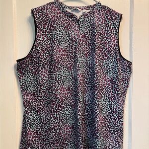 Lady Hagan Sleeveless Patterned Top